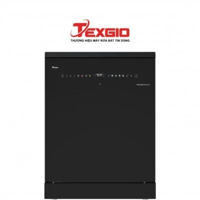 Máy rửa bát Texgio 16 bộ TGDM795B Smart Pro-Sấy khí nóng, Màn hình màu siêu đẹp, Cửa điện, Tự động mở & đóng cửa