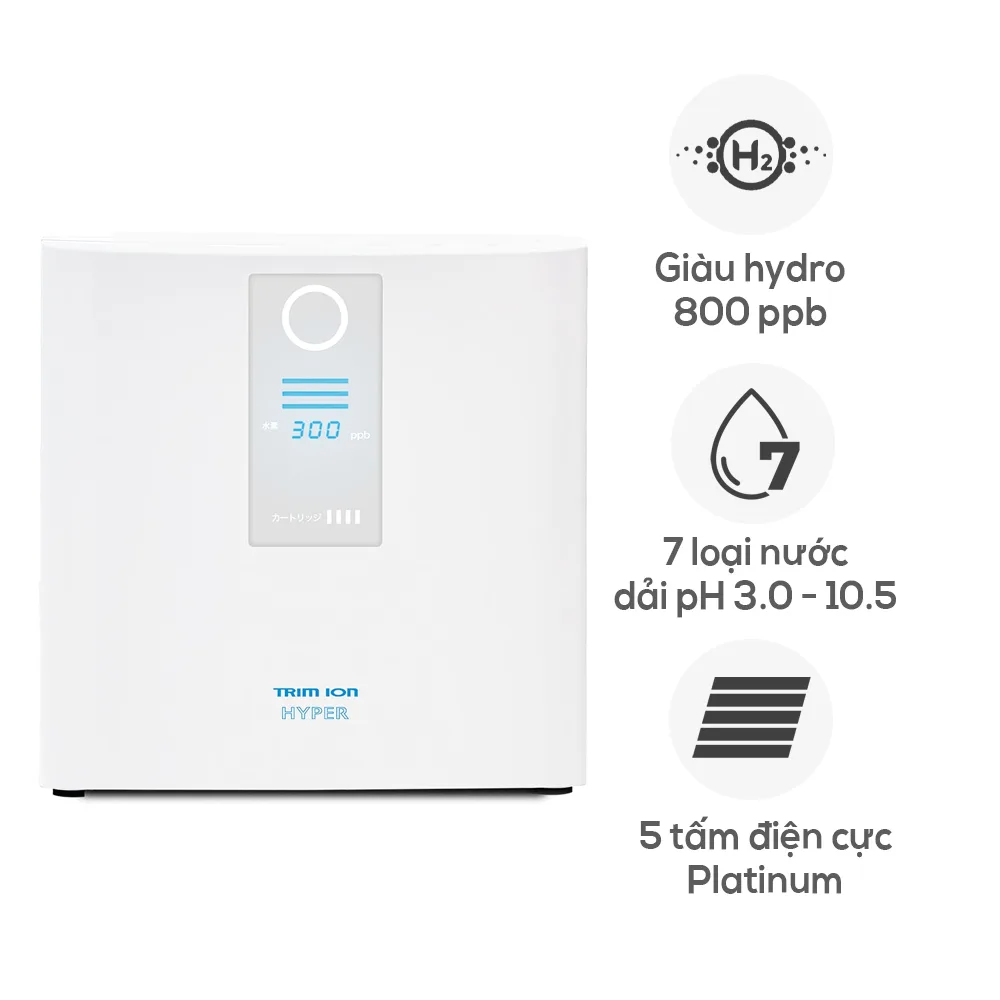 Máy lọc nước điện giải Ion kiềm Trimion Hyper