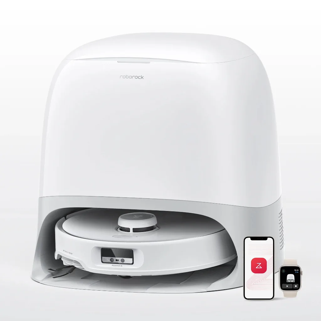Robot hút bụi lau nhà Roborock Qrevo Curv- Chống rối tóc 100% - Lực hút khủng 18500Pa Robot hút bụi lau nhà Roborock Qrevo Curv- Chống rối tóc 100% - Lực hút khủng 18500Pa