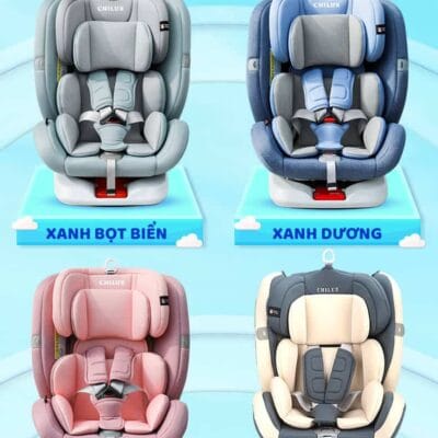 Ghế ngồi ô tô Chilux Roy xoay 360 độ cho bé 0 – 12 tuổi, có isofix, An toàn, tiện lợi