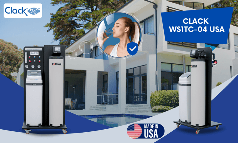 Hệ thống lọc nước đầu nguồn tổng sinh hoạt Clack WS1TC-04 USA
