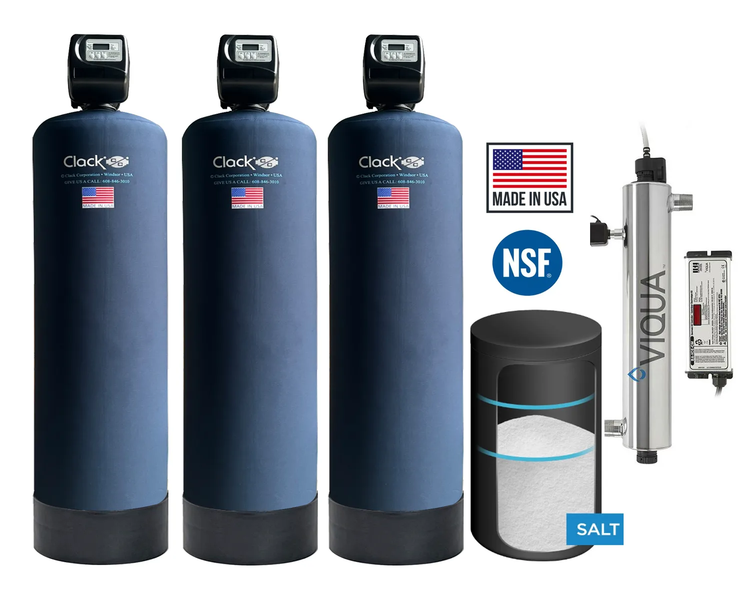 Hệ Thống Lọc Nước Đầu Nguồn Clack CWS03C+ UV