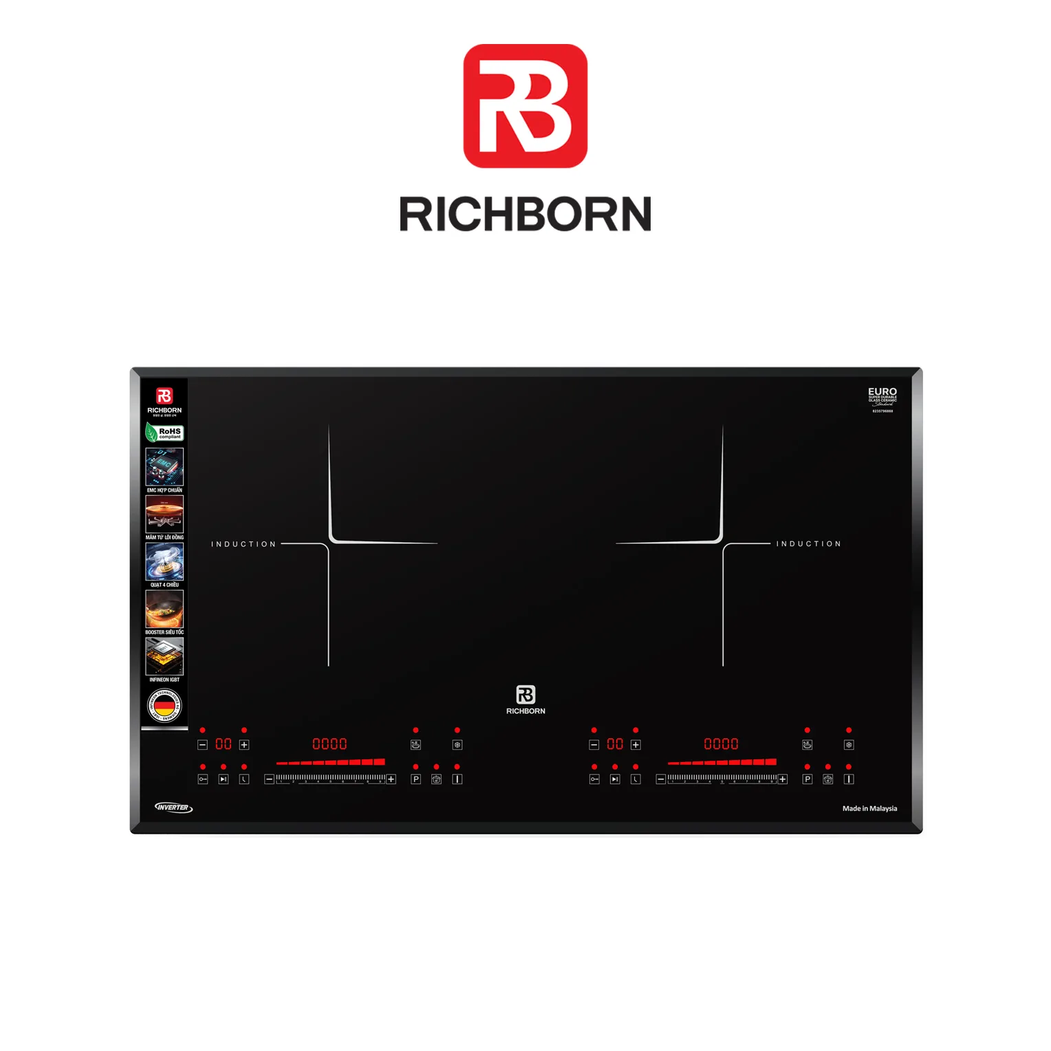 Bếp từ đôi RICHBORN RI7343G27P