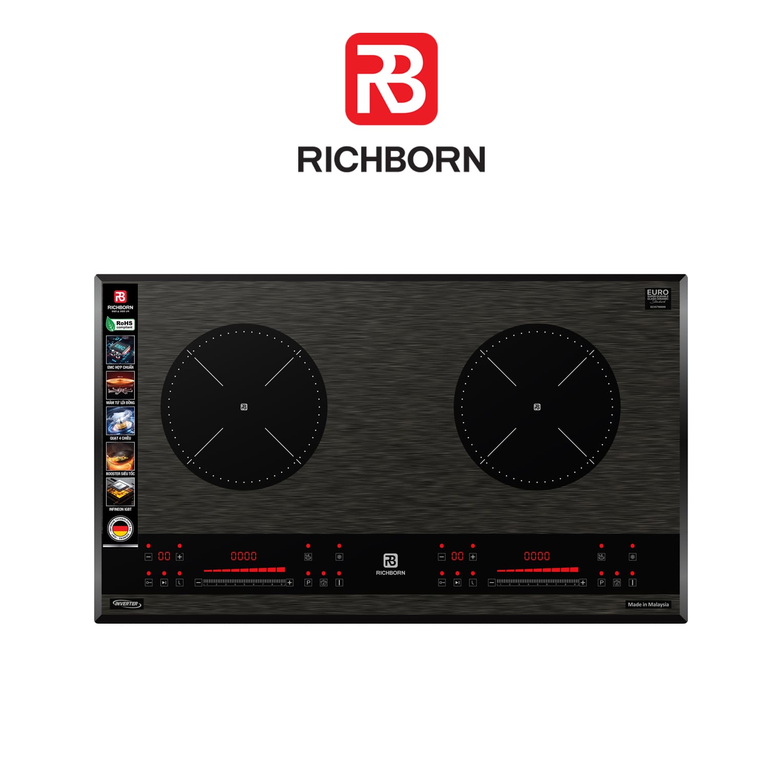 Bếp từ đôi RICHBORN RI7343G27P