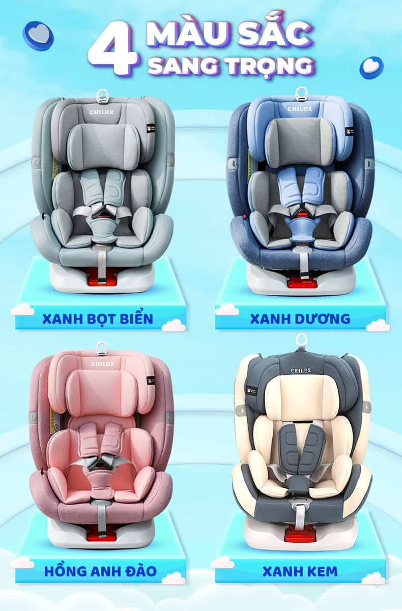 Ghế ngồi ô tô cho bé CHILUX ROY 360 Ghế ngồi ô tô cho bé CHILUX ROY 360